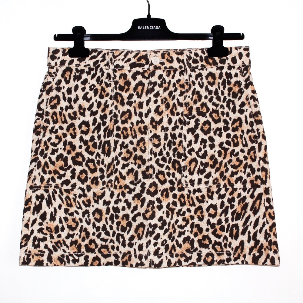 J. Crew Utility Mini Skirt in Leopard